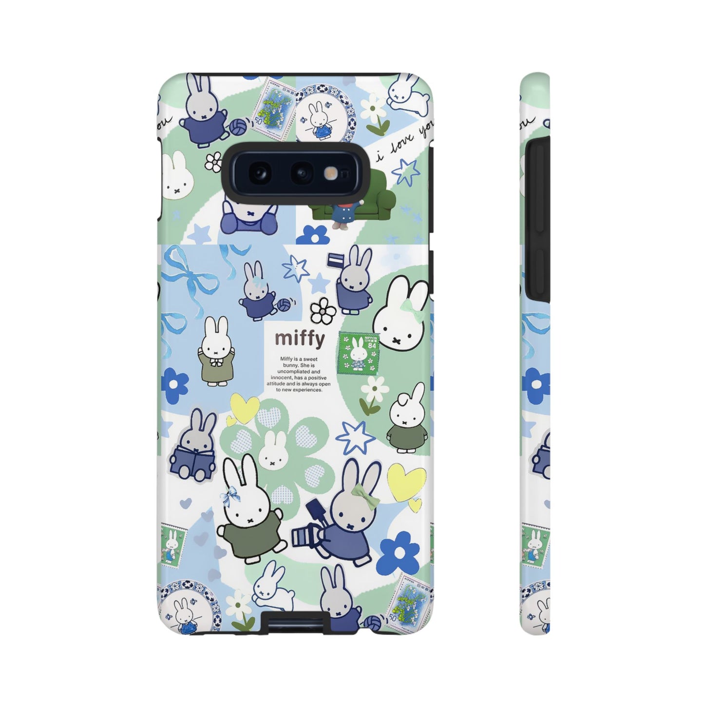 Cute Miffy Tough Phone Case - iPhone, Samsung Stylish Design for Bunny Lovers