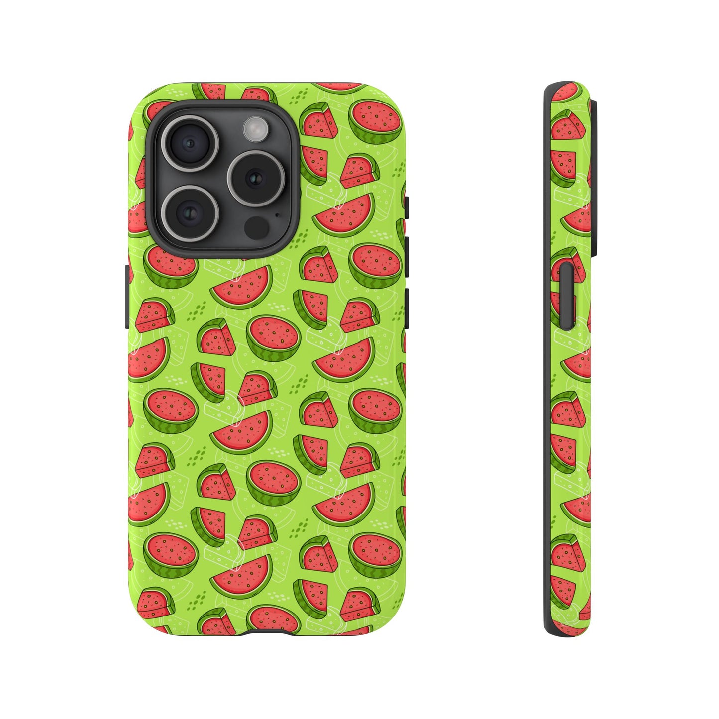 Watermelon Tough iPhone Case – Vibrant Fruit Phone Cover for Summer Vibes - Roe Creation