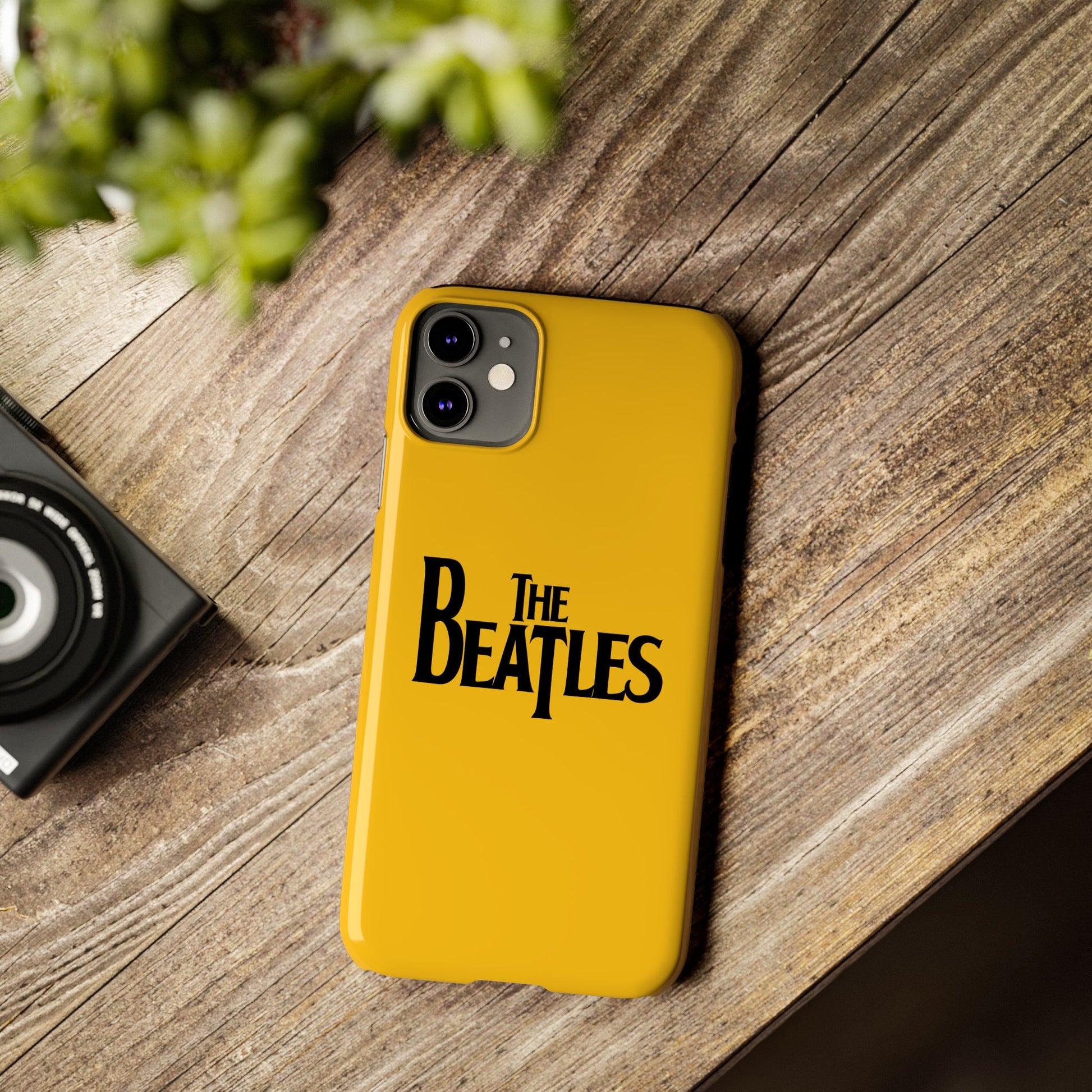 The Beatles Basic Yellow Slim Phone Case - iPhone - Roe Creation
