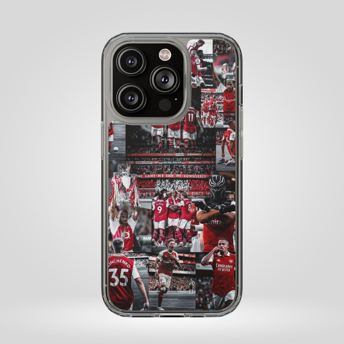 Arsenal Clear Phone Case - Stylish Fan Accessories for Game Day