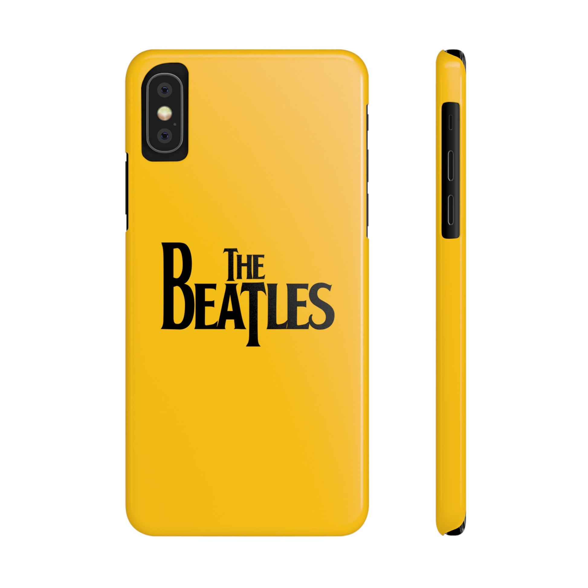 The Beatles Basic Yellow Slim Phone Case - iPhone - Roe Creation