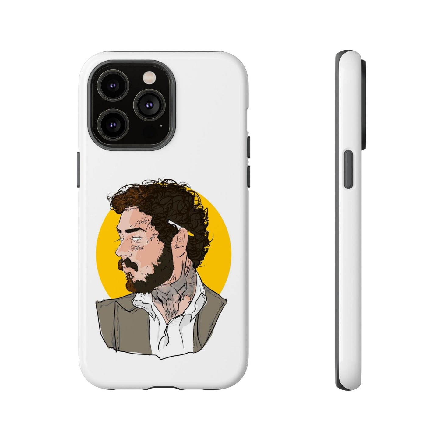 Post Malone iPhone Case - Tough Cases with Unique Illustration Design