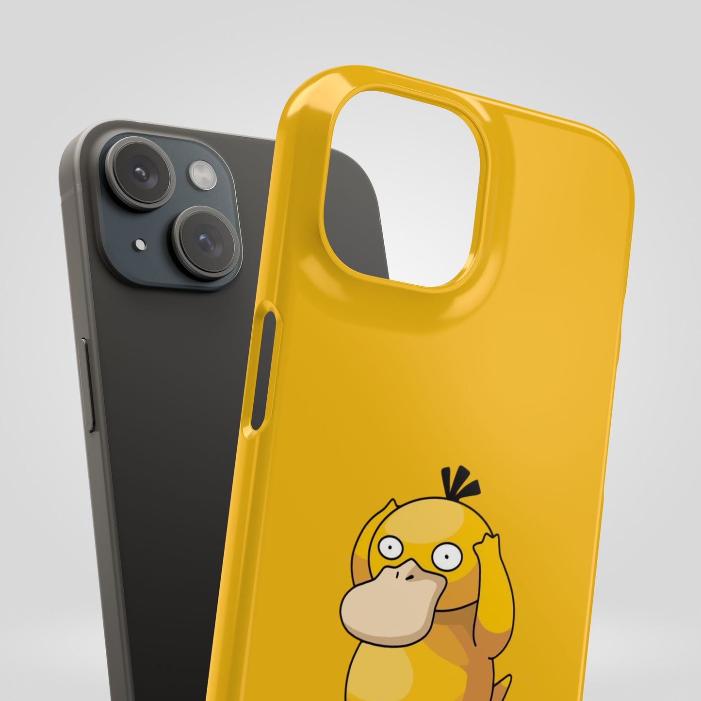 Psyduck Pokemon Snap Phone Cases, Yellow, Cartoon - iPhone, Samsung