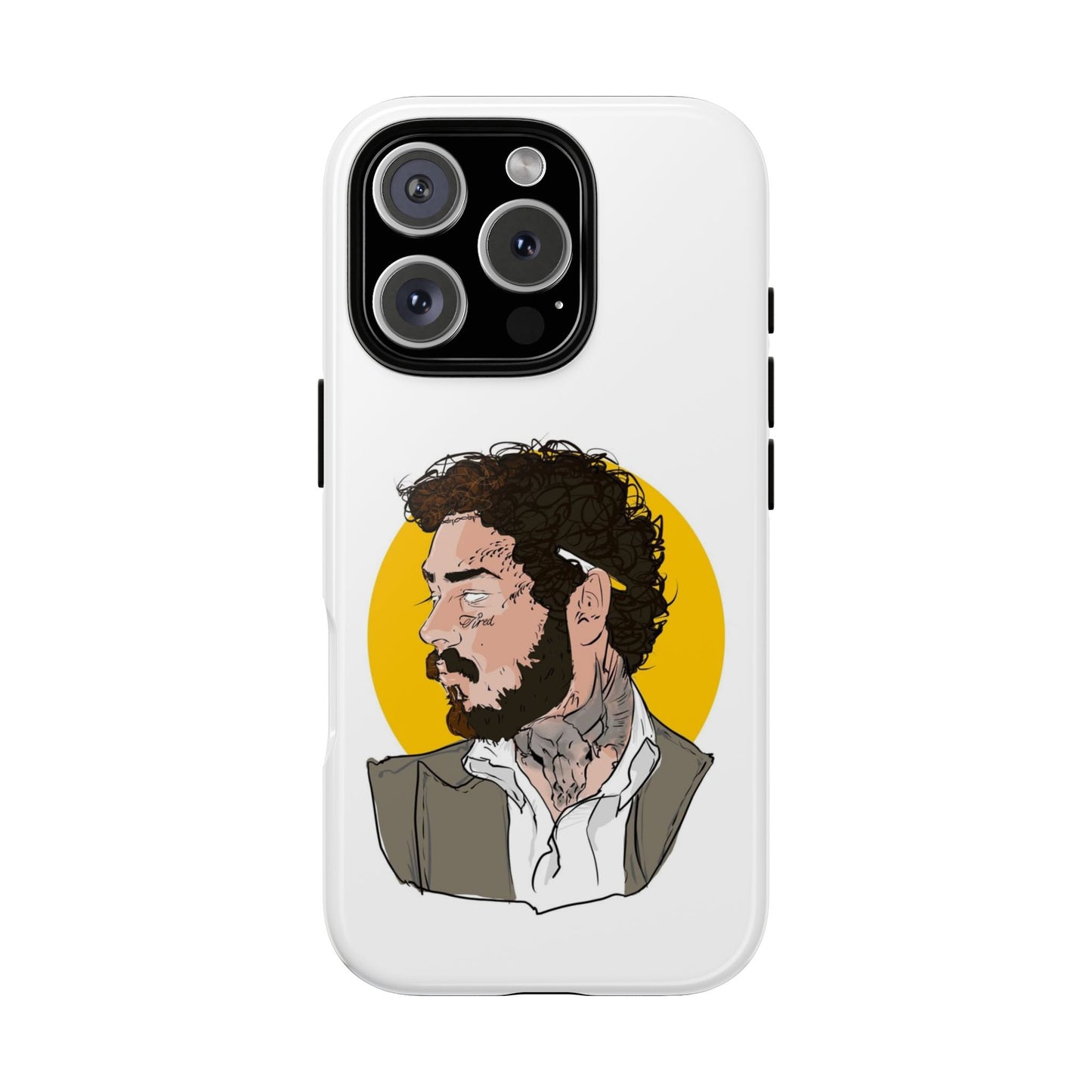 Post Malone iPhone Case - Tough Cases with Unique Illustration Design