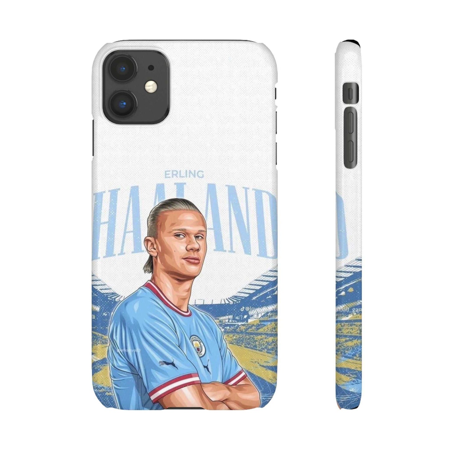 Erling Haaland Snap Case | Personalized Phone Case for Manchester City Fans.