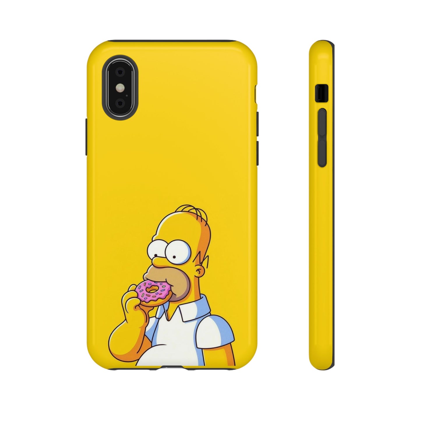 Homer Simpson Phone Case - iPhone, Samsung, Unique Protection for Fans, Cartoon Phone Cover, Gift for Simpsons Lovers, Durable Tough Case