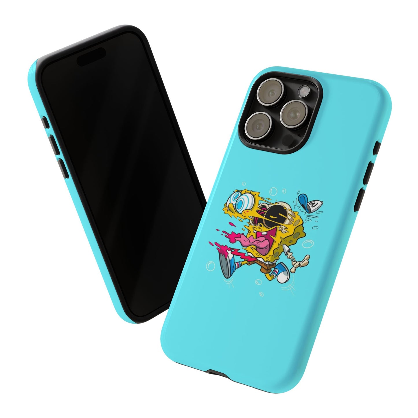 Funny SpongeBob Tough iPhone Case – Cartoon Vibes for Kids & Adults