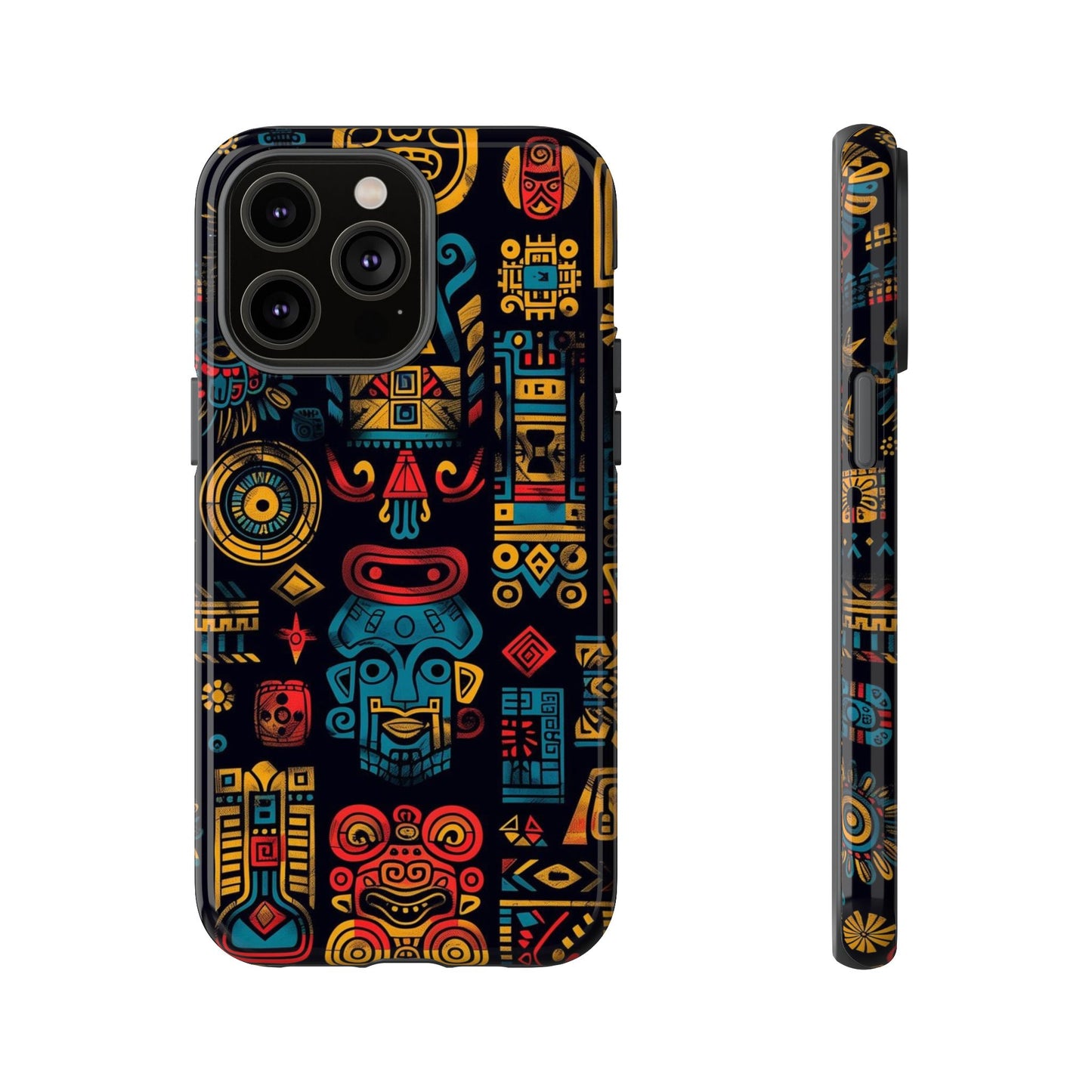 Vibrant Aztec iPhone Case - Tough Cases for Unique Style
