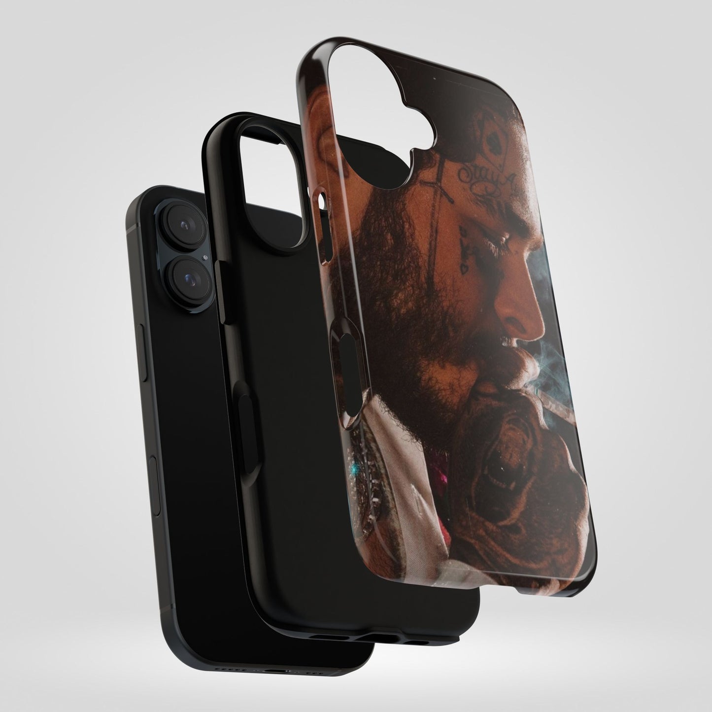 Post Malone Tough Cases for Fans - Artistic Phone Case with Smoky Vibe