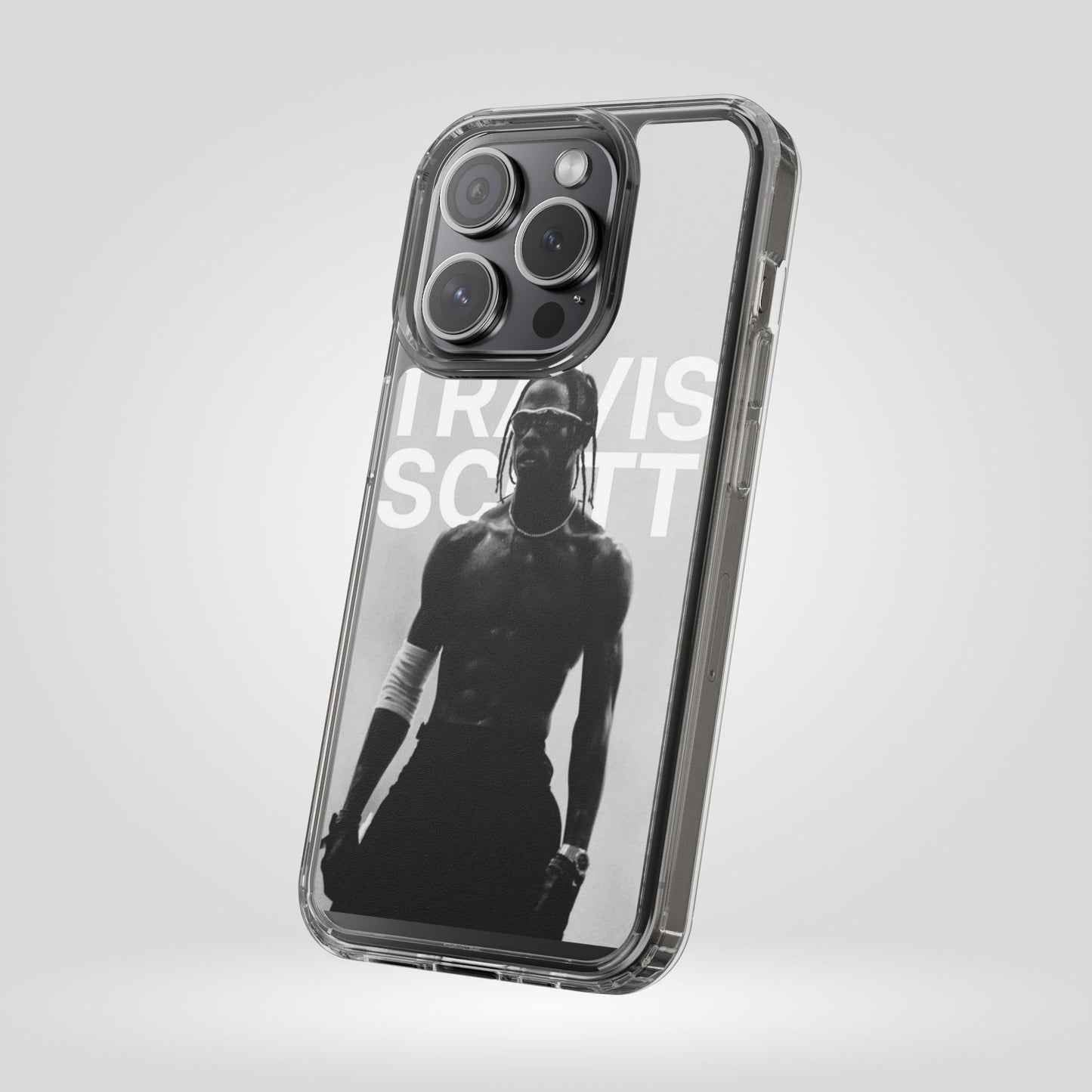 Travis Scott Clear Phone Case - Sleek Design for Music Lovers