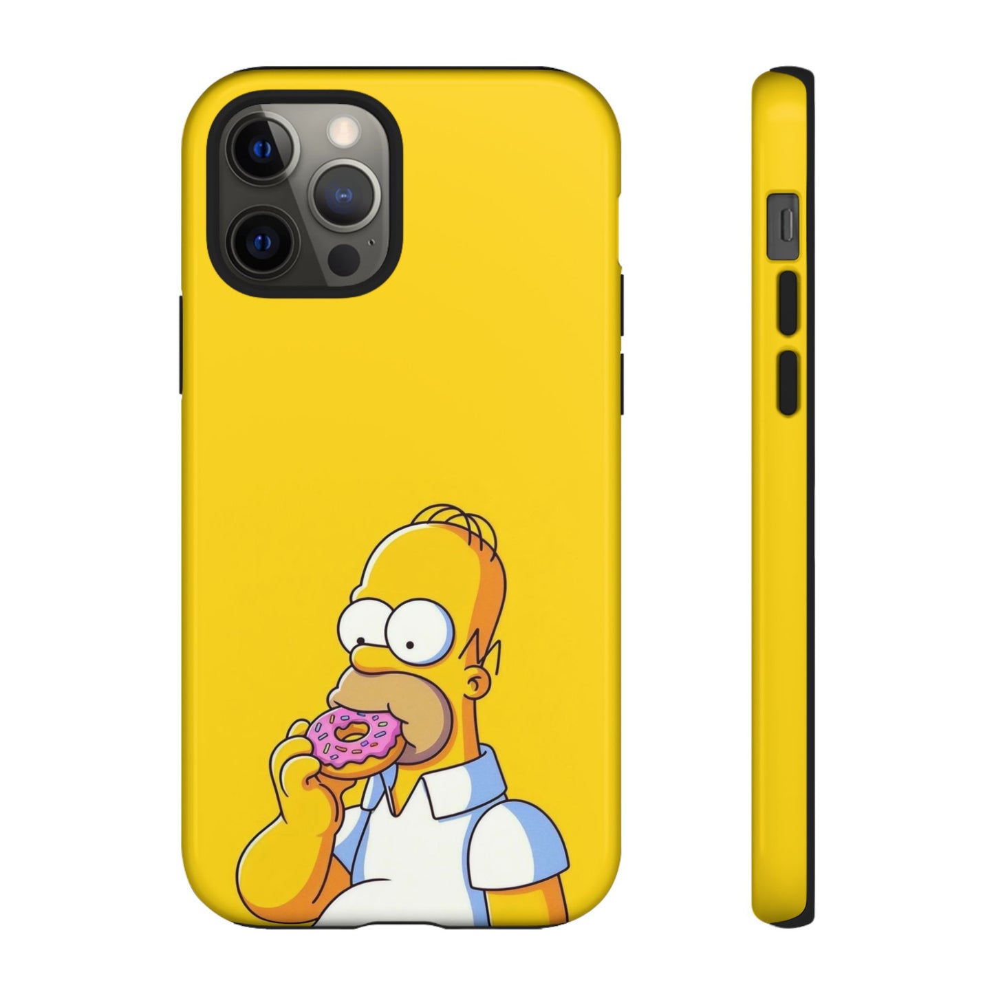Homer Simpson Phone Case - iPhone, Samsung, Unique Protection for Fans, Cartoon Phone Cover, Gift for Simpsons Lovers, Durable Tough Case