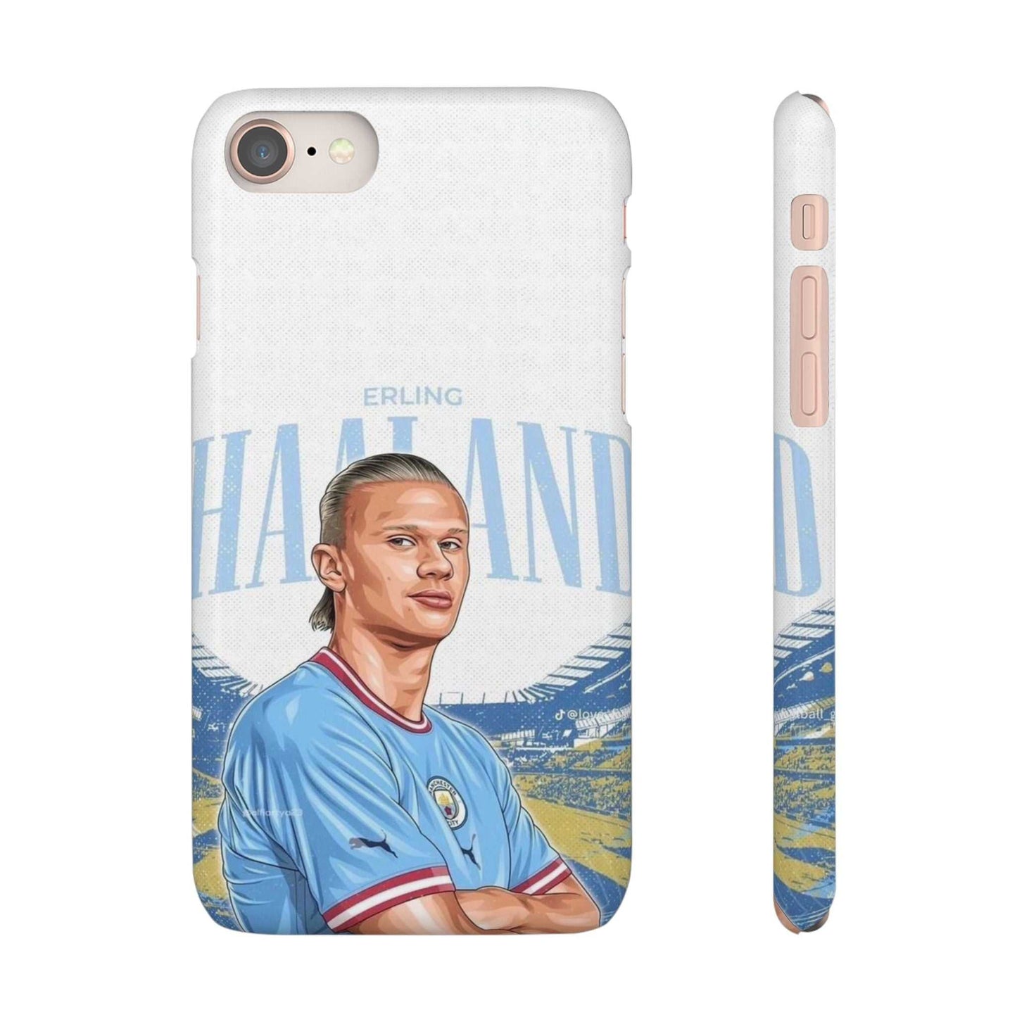 Erling Haaland Snap Case | Personalized Phone Case for Manchester City Fans.