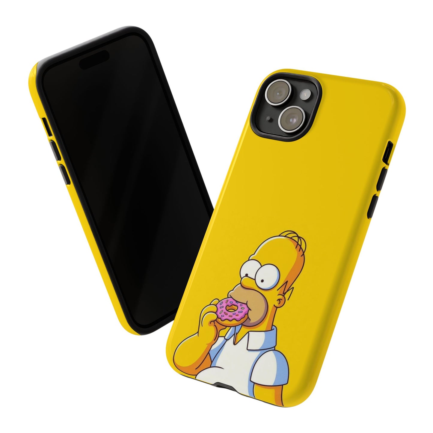 Homer Simpson Phone Case - iPhone, Samsung, Unique Protection for Fans, Cartoon Phone Cover, Gift for Simpsons Lovers, Durable Tough Case