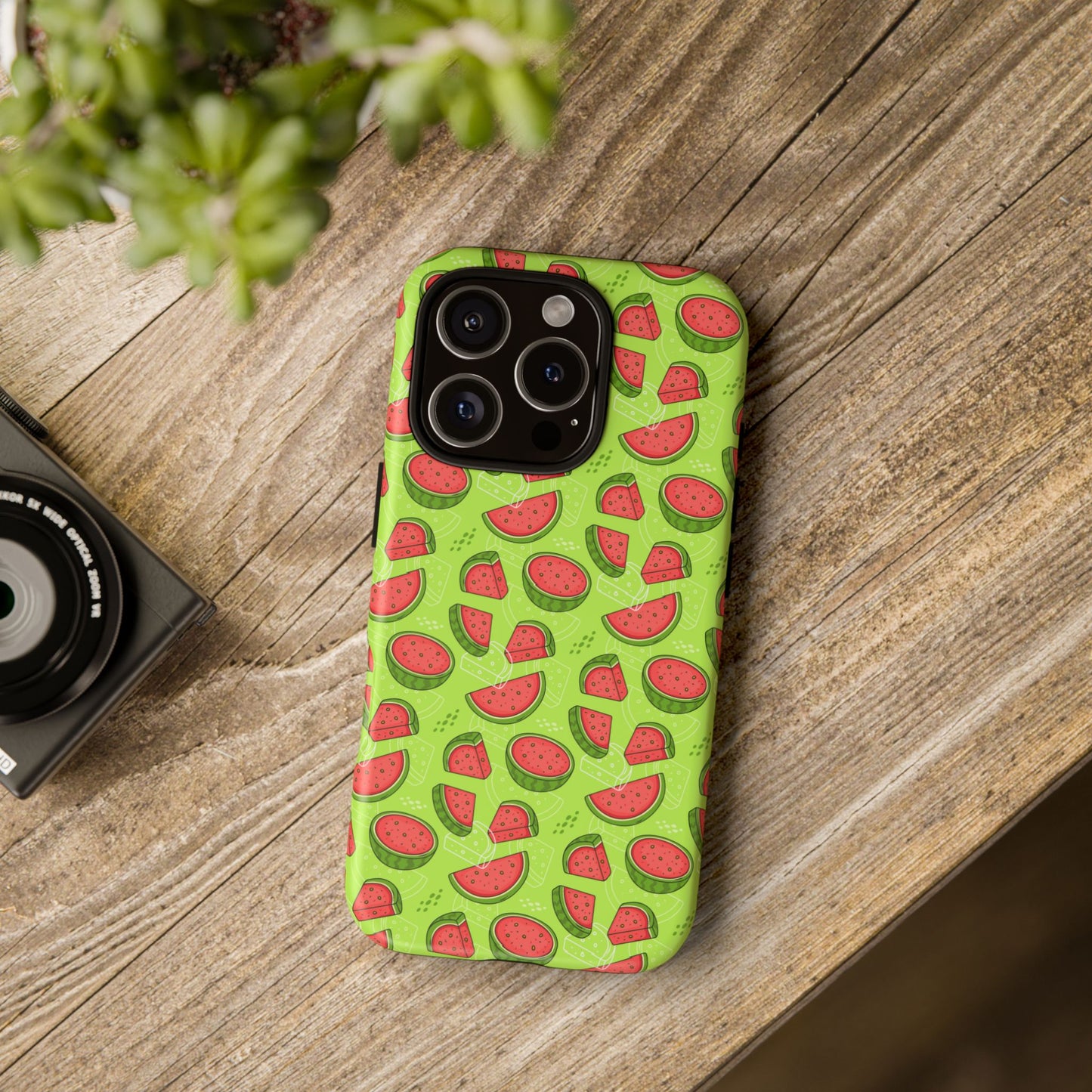 Watermelon Tough iPhone Case – Vibrant Fruit Phone Cover for Summer Vibes - Roe Creation