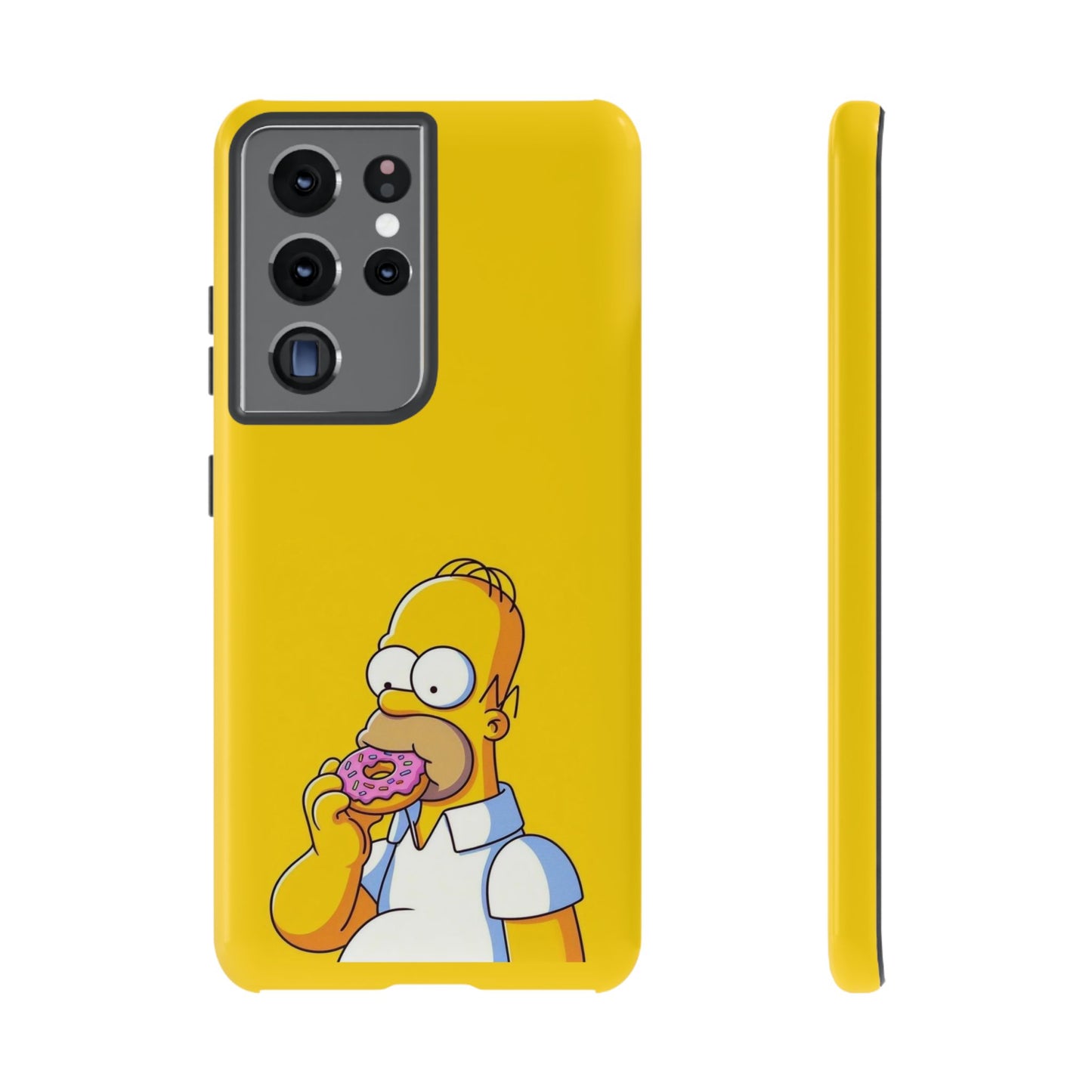 Homer Simpson Phone Case - iPhone, Samsung, Unique Protection for Fans, Cartoon Phone Cover, Gift for Simpsons Lovers, Durable Tough Case