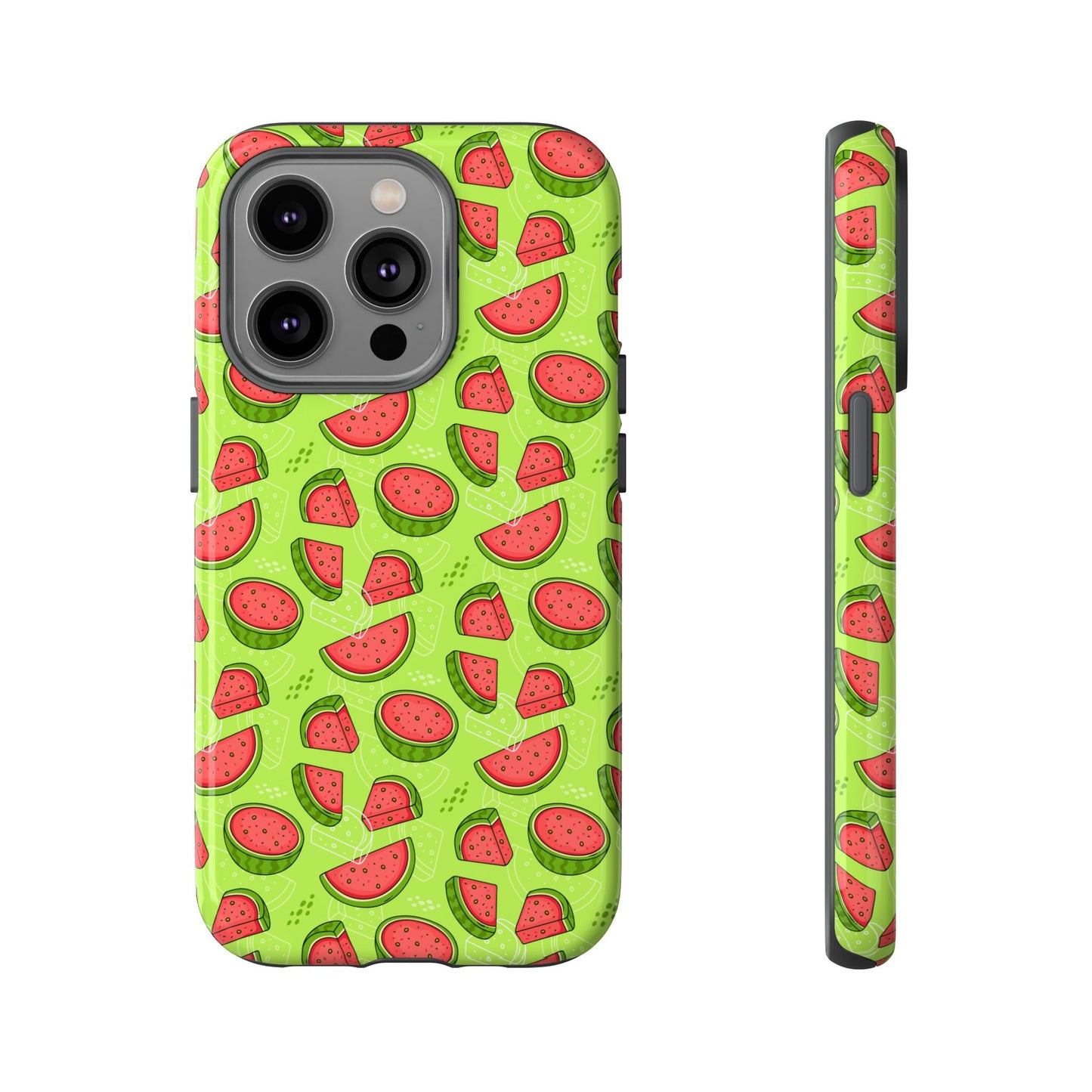 Watermelon Tough iPhone Case – Vibrant Fruit Phone Cover for Summer Vibes - Roe Creation
