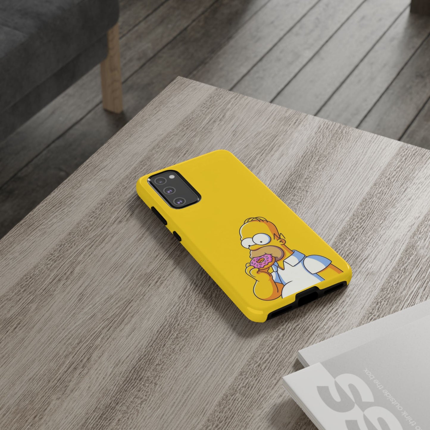 Homer Simpson Phone Case - iPhone, Samsung, Unique Protection for Fans, Cartoon Phone Cover, Gift for Simpsons Lovers, Durable Tough Case