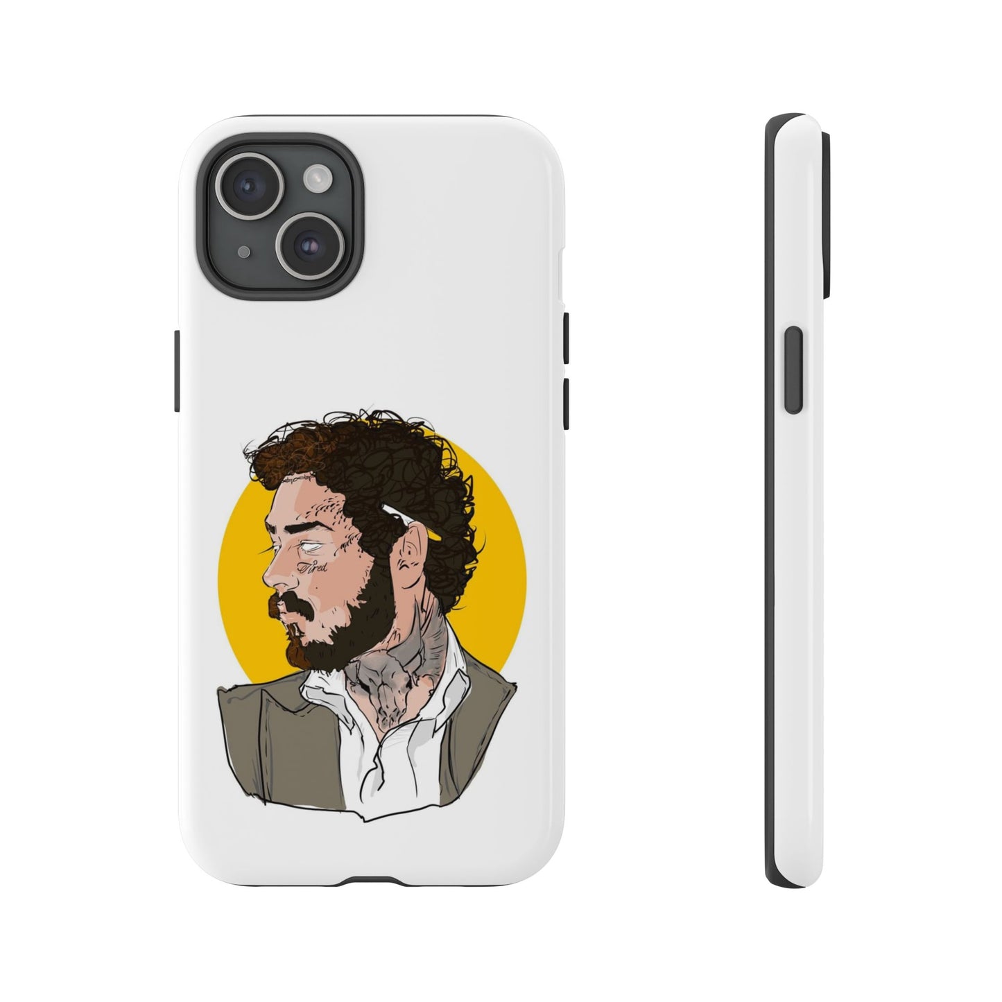 Post Malone iPhone Case - Tough Cases with Unique Illustration Design
