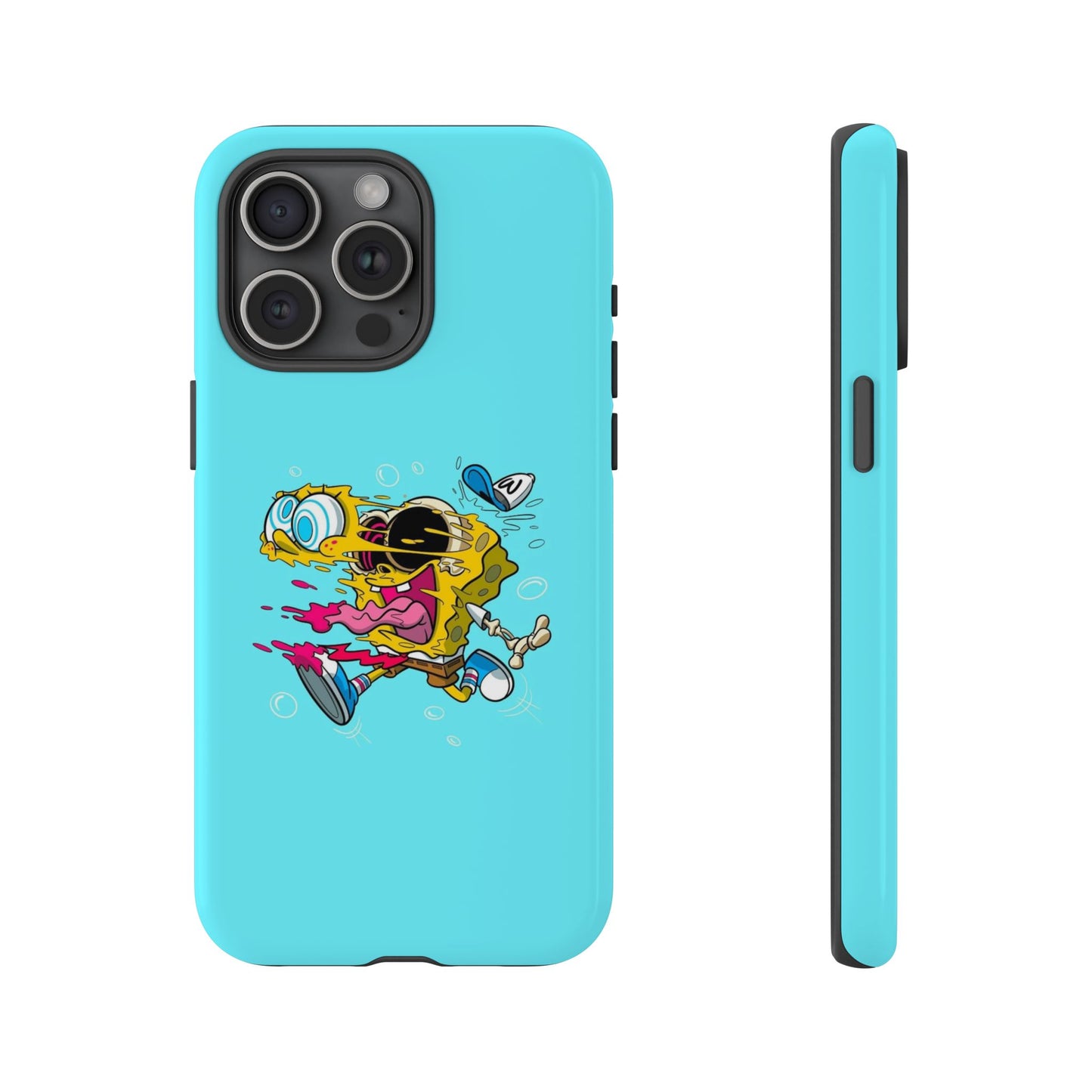 Funny SpongeBob Tough iPhone Case – Cartoon Vibes for Kids & Adults