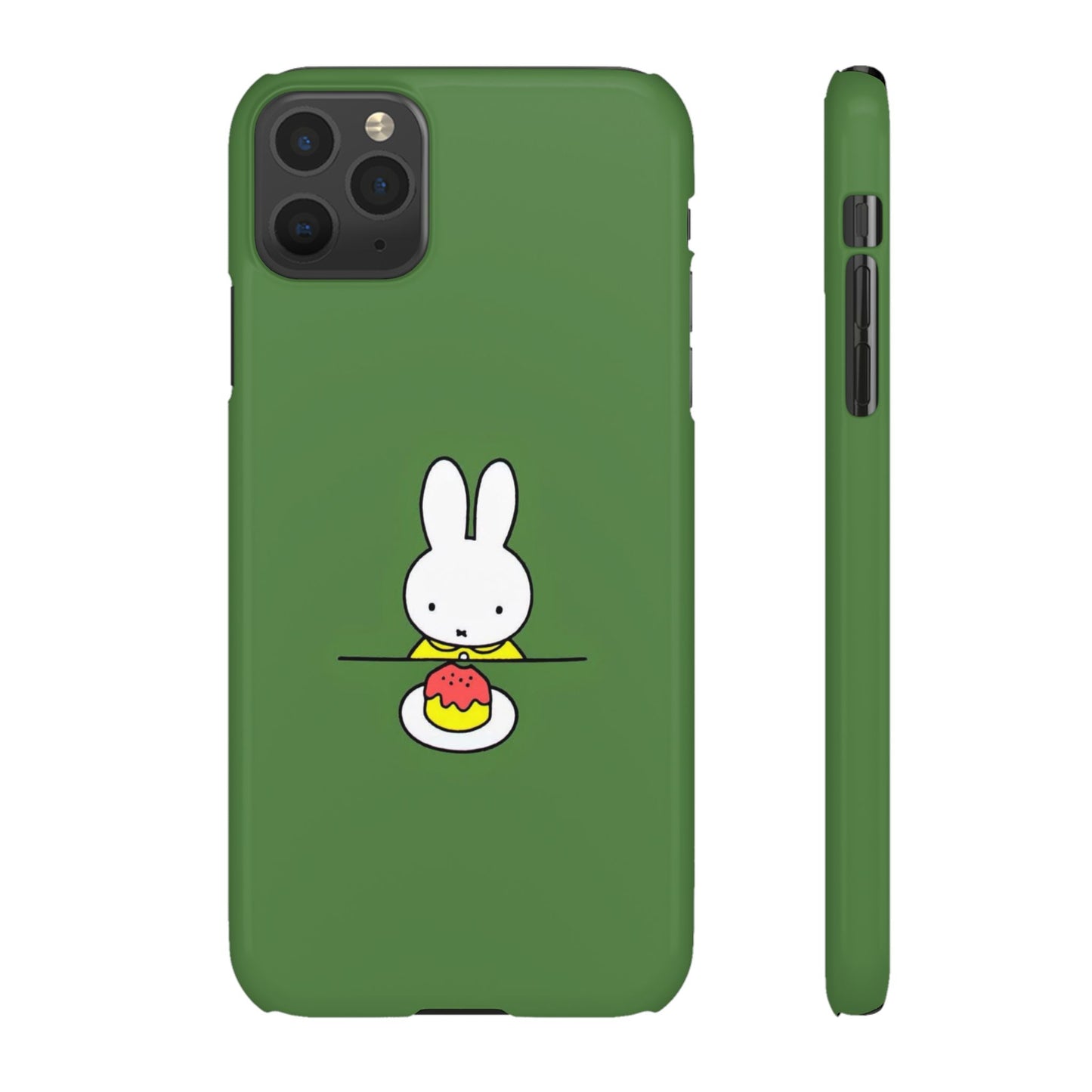 Miffy Phone Case, Snap Case, Green Miffy - iPhone, Samsung
