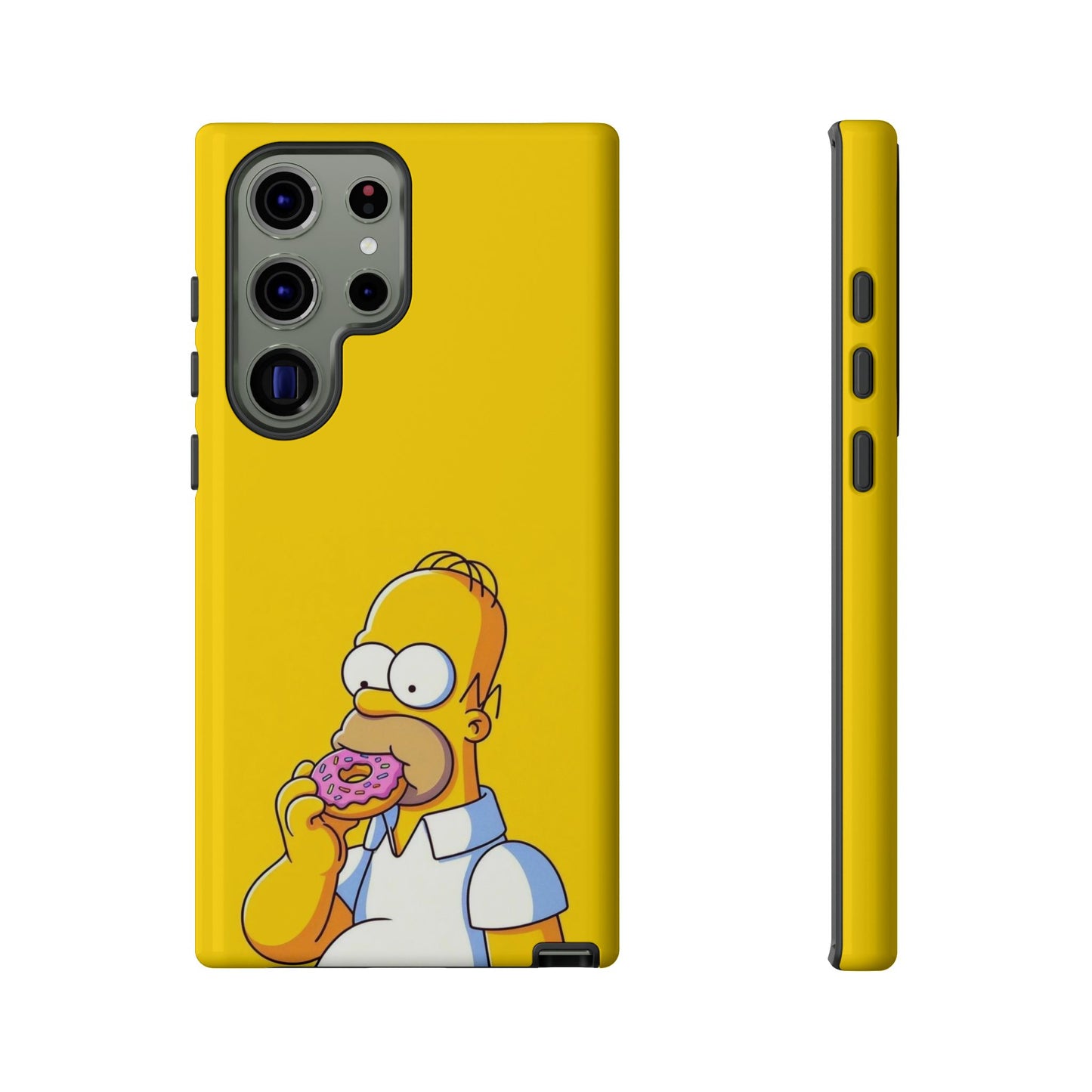 Homer Simpson Phone Case - iPhone, Samsung, Unique Protection for Fans, Cartoon Phone Cover, Gift for Simpsons Lovers, Durable Tough Case