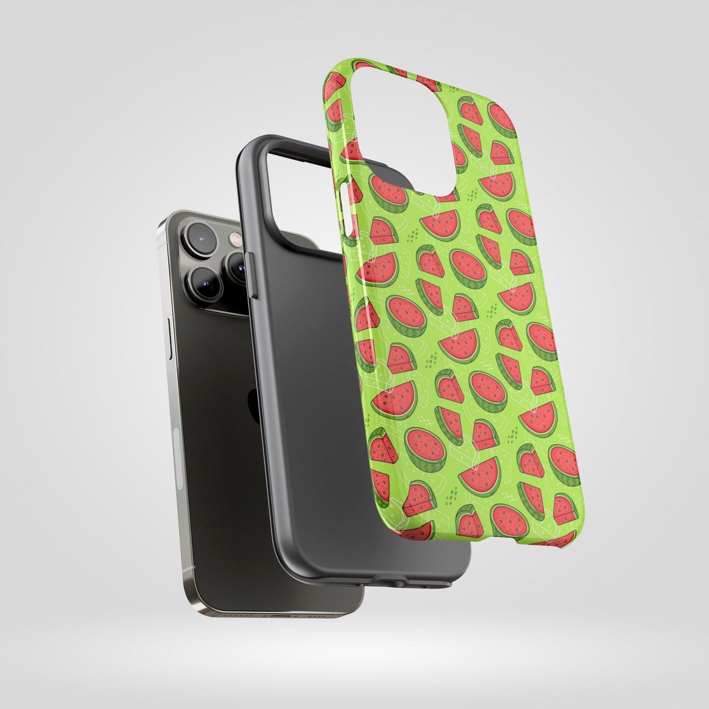 Watermelon Tough iPhone Case – Vibrant Fruit Phone Cover for Summer Vibes - Roe Creation
