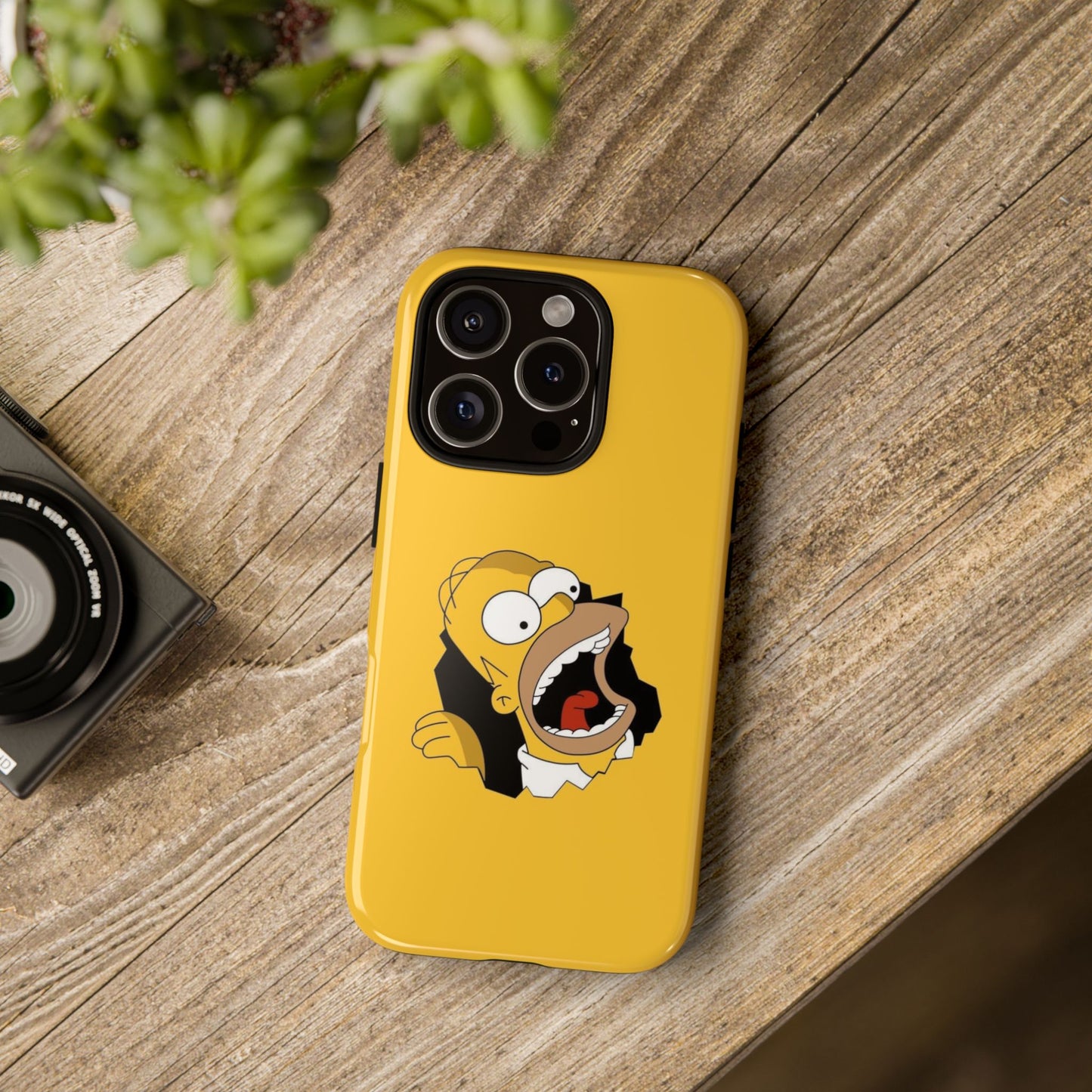 Homer Simpson Phone Case - Tough & Stylish Yellow Case for Fans