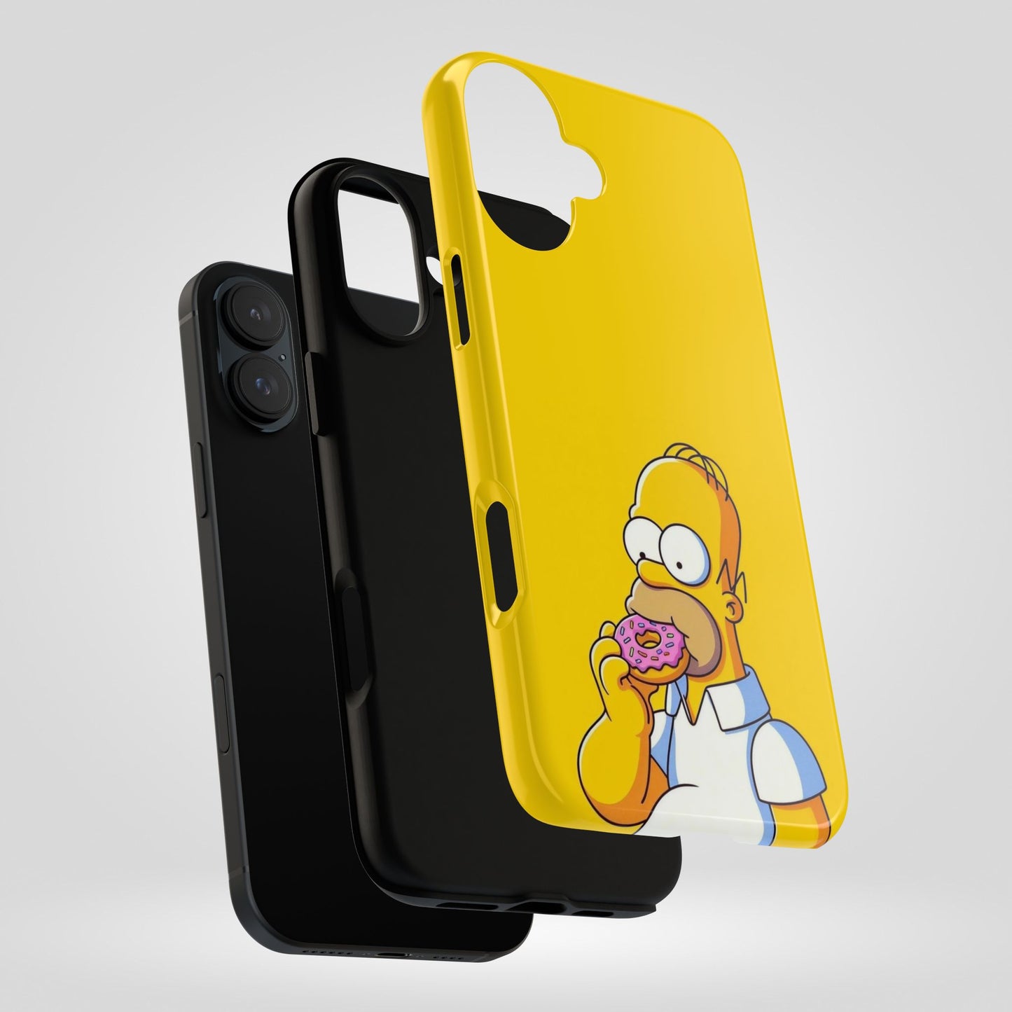 Homer Simpson Phone Case - iPhone, Samsung, Unique Protection for Fans, Cartoon Phone Cover, Gift for Simpsons Lovers, Durable Tough Case