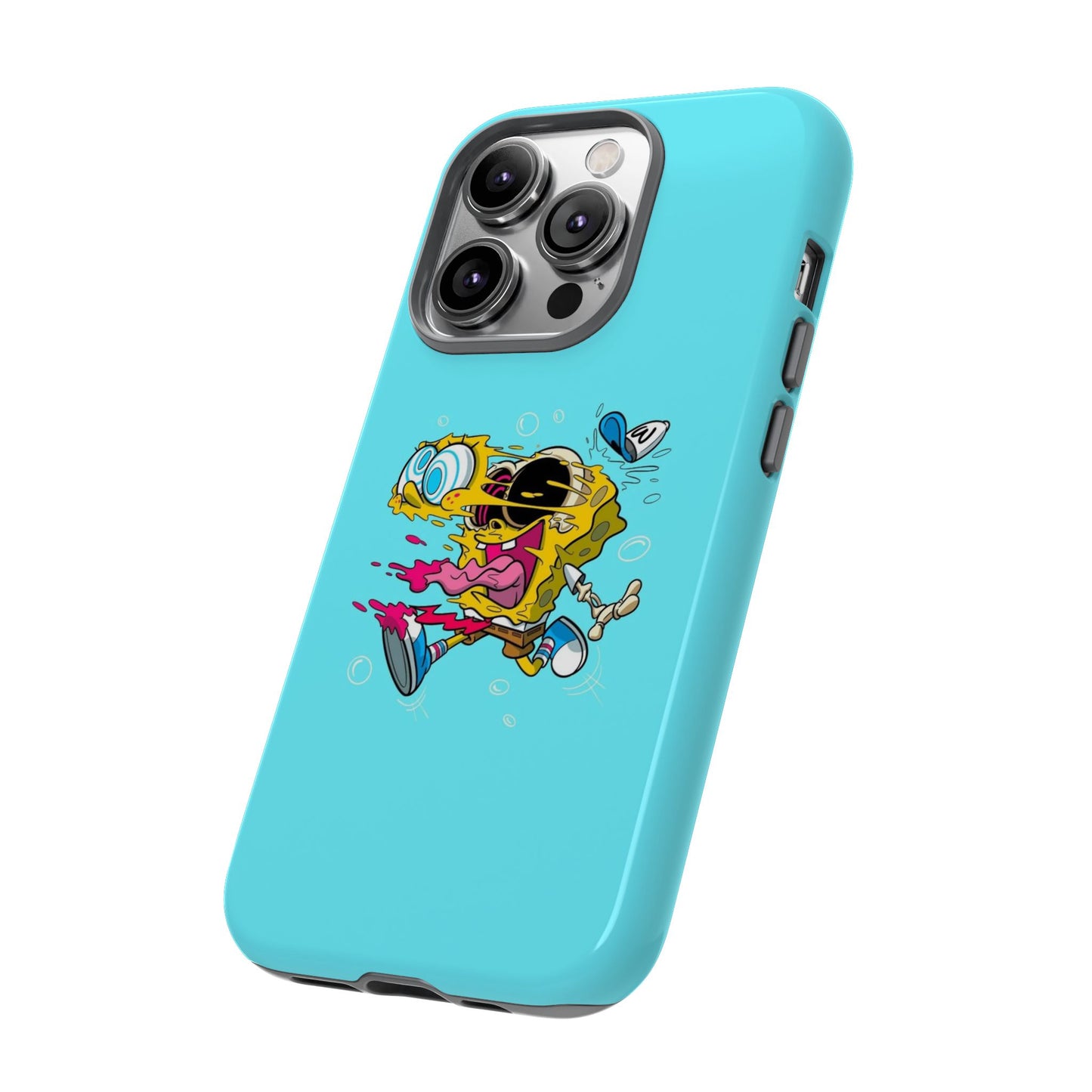 Funny SpongeBob Tough iPhone Case – Cartoon Vibes for Kids & Adults