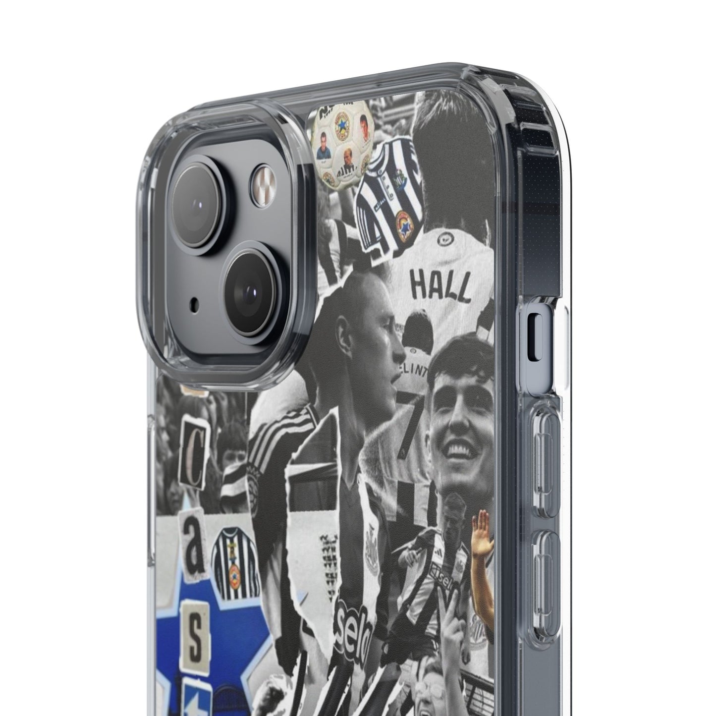 Newcastle United Clear iPhone Case - Fan Merchandise for Sports Enthusiasts