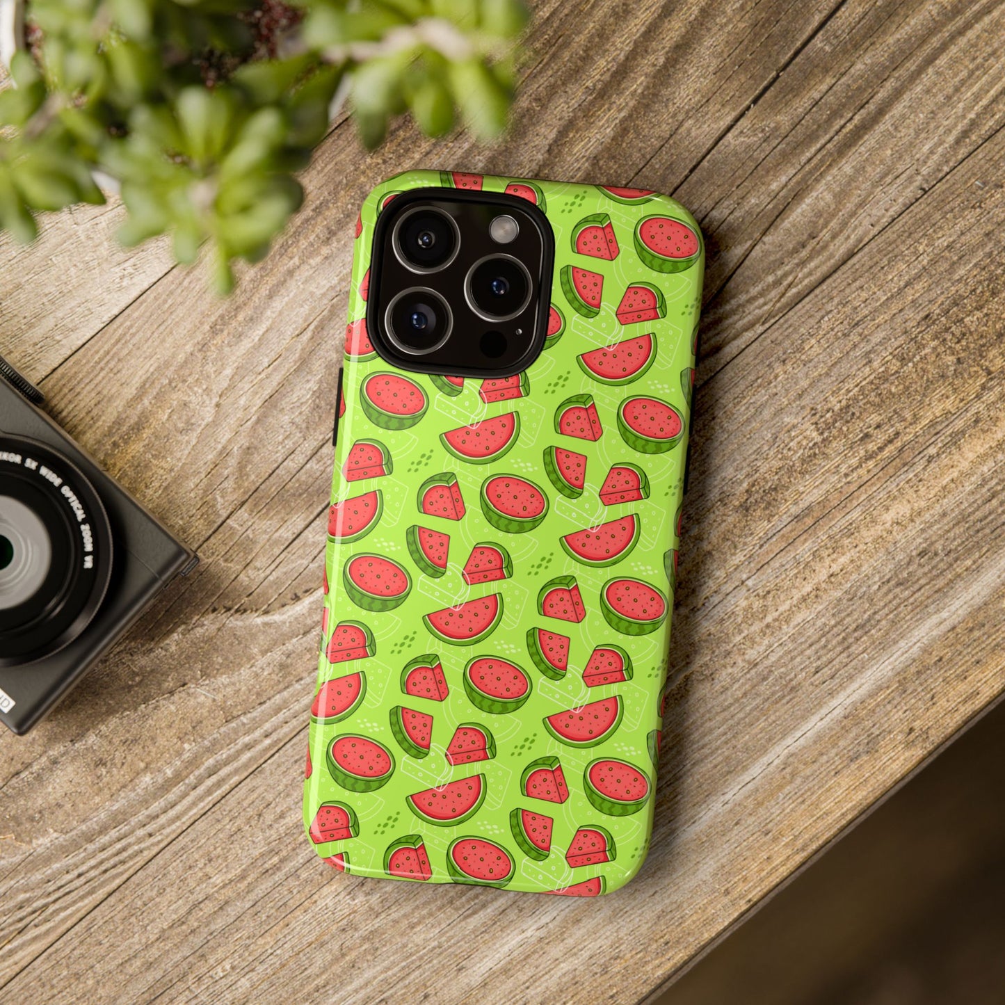 Watermelon Tough iPhone Case – Vibrant Fruit Phone Cover for Summer Vibes - Roe Creation