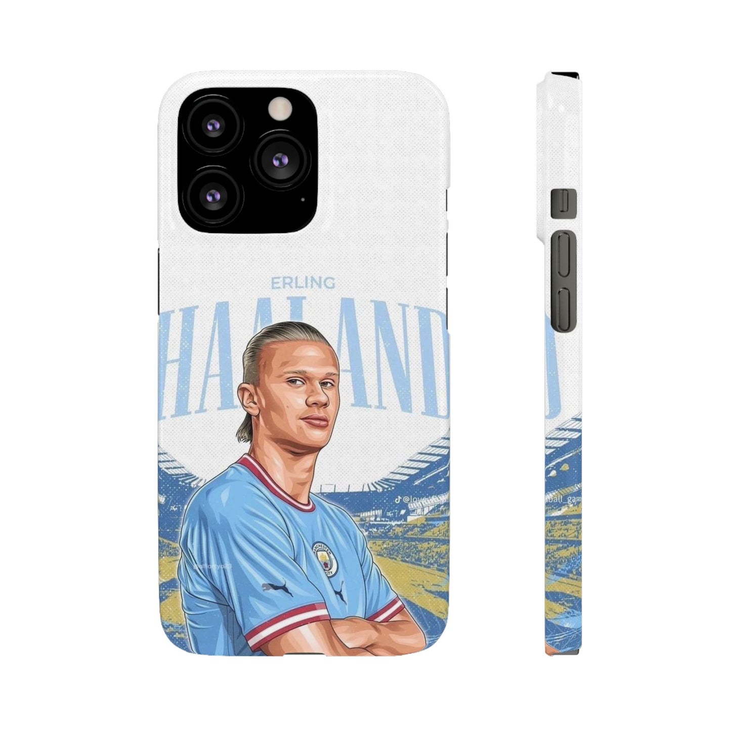 Erling Haaland Snap Case | Personalized Phone Case for Manchester City Fans