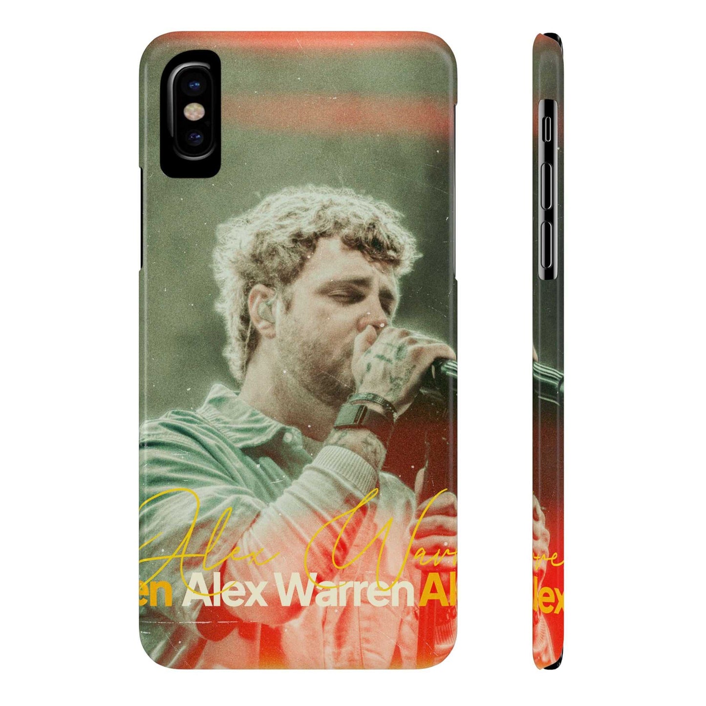 Alex Warren Slim Phone Cases for Lovers, Unique Smartphone Covers, Perfect for Gifting, Concert Enthusiasts.