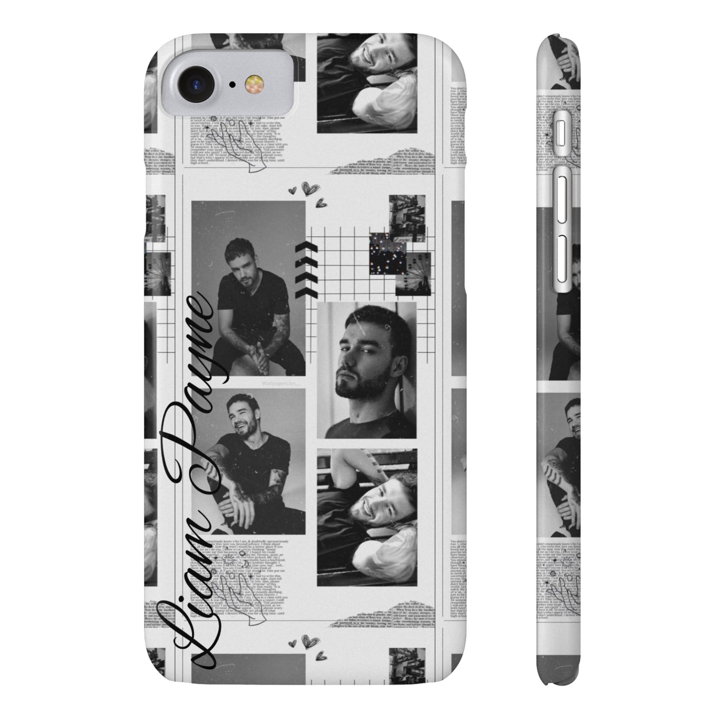 Liam Payne Slim Phone Case - Personalised Collage Design