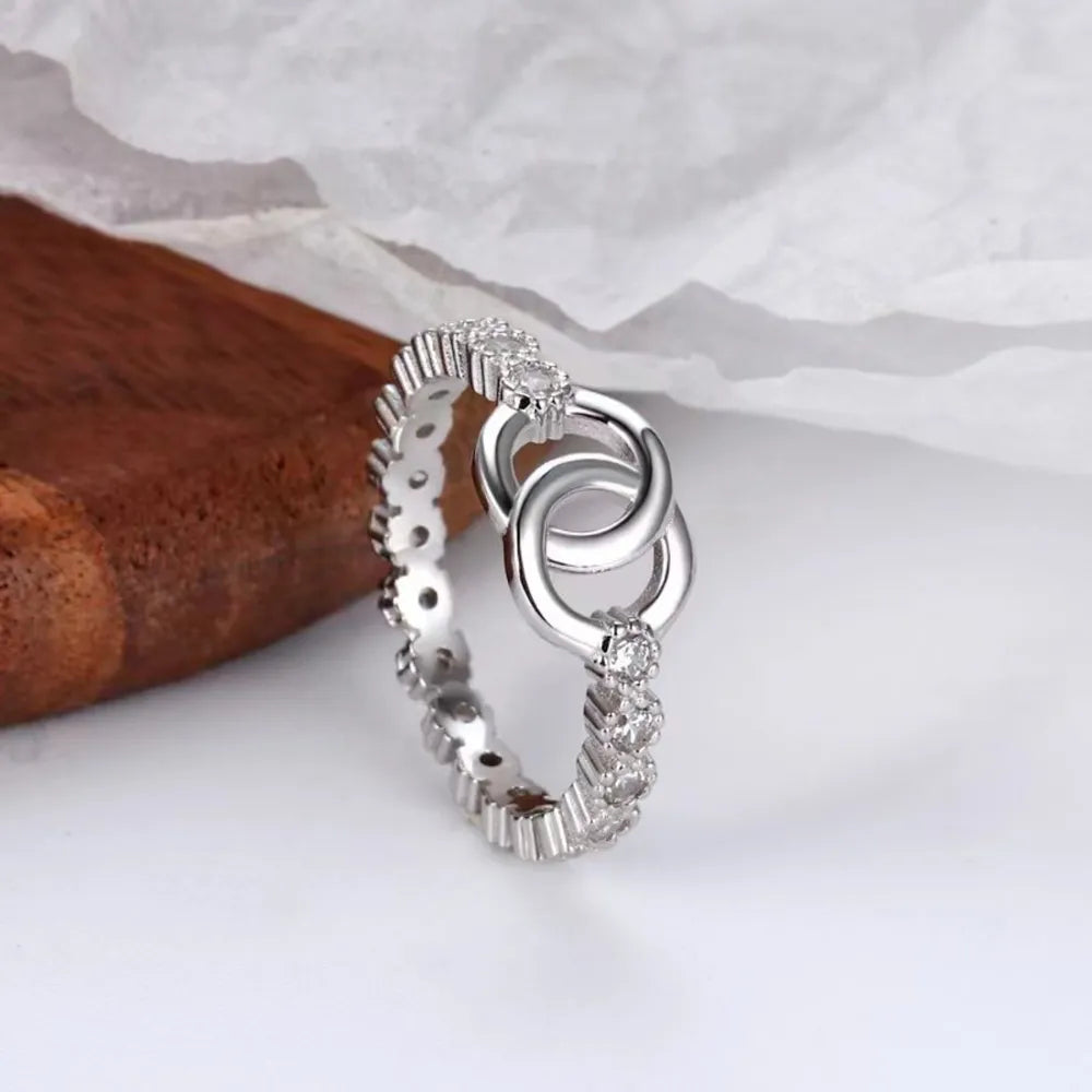 925 Sterling Silver Zircon Ring - Roe Creation
