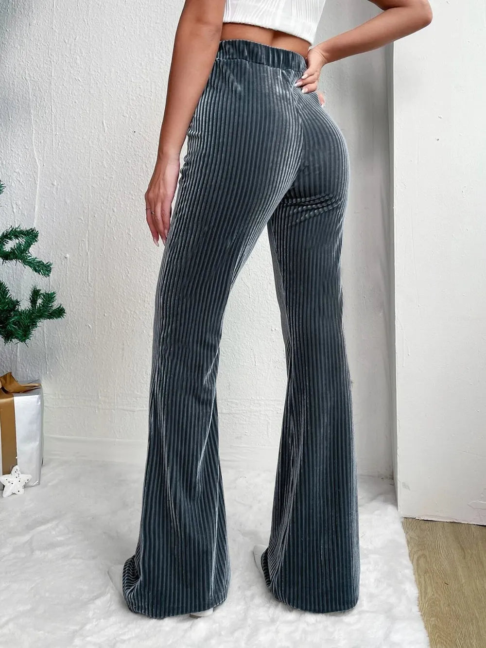 High Waist Flare Pants - Roe Creation
