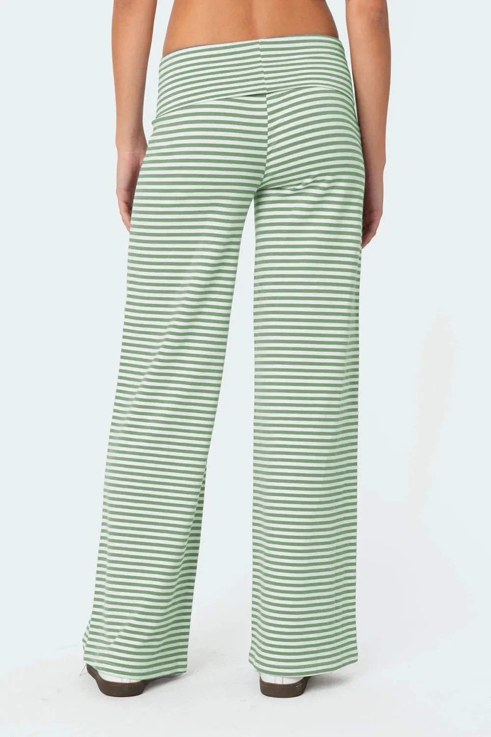 Striped Wide Leg Pants - Roe Creation
