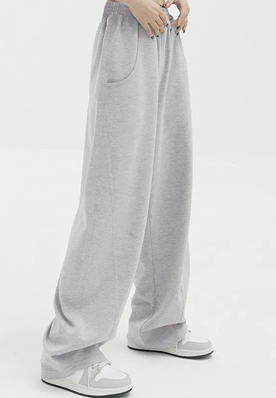Elastic Waist Sweatpants with Pockets - Roe Creation