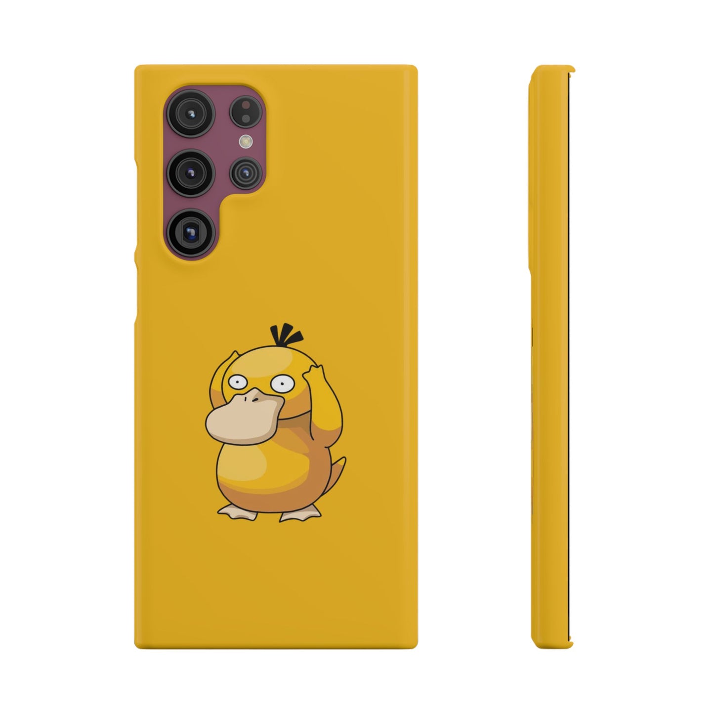 Psyduck Pokemon Snap Phone Cases, Yellow, Cartoon - iPhone, Samsung