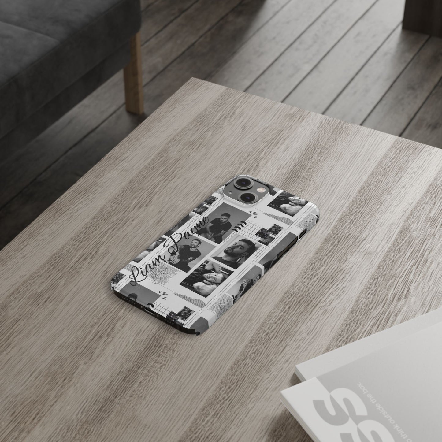 Liam Payne Slim Phone Case - Personalised Collage Design