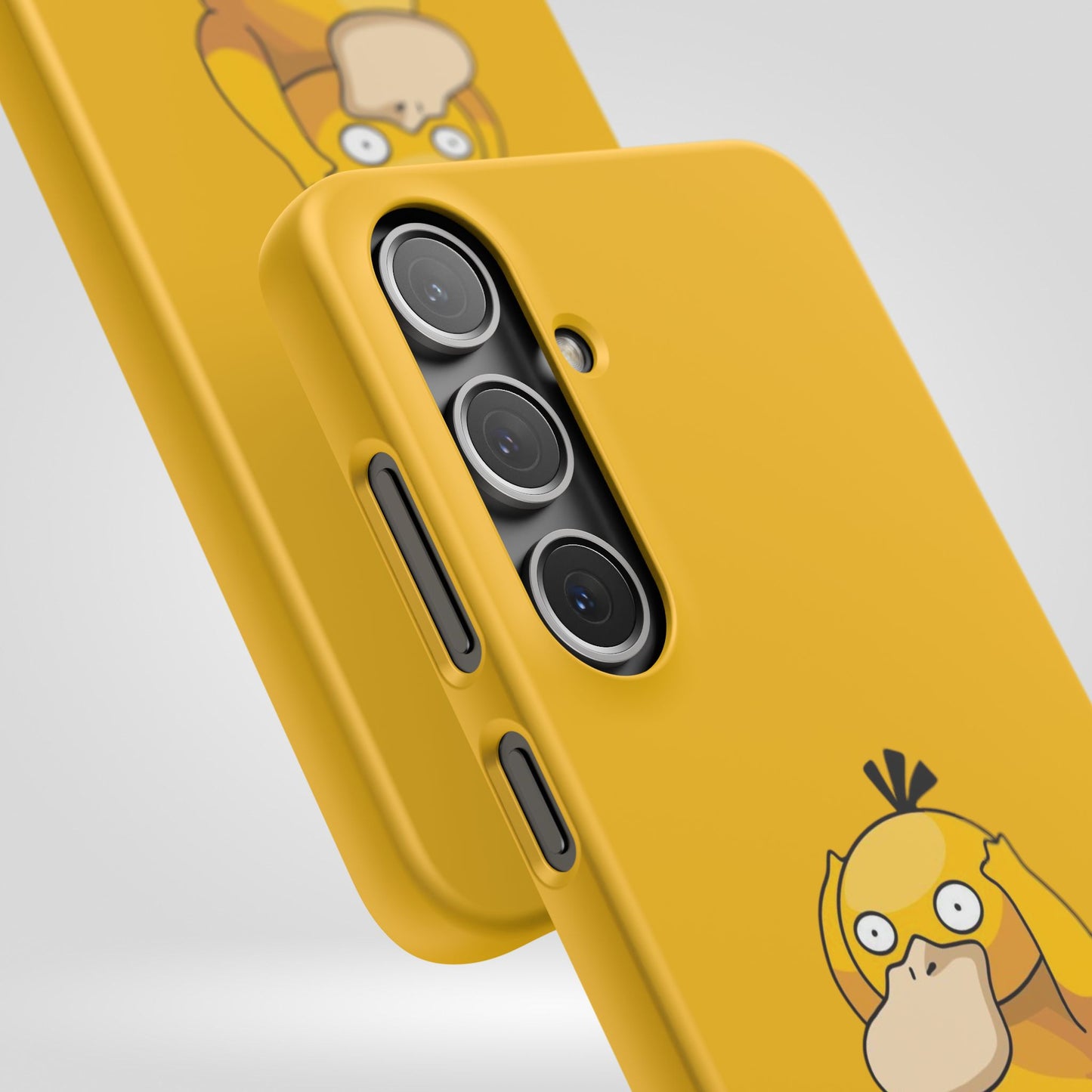 Psyduck Pokemon Snap Phone Cases, Yellow, Cartoon - iPhone, Samsung