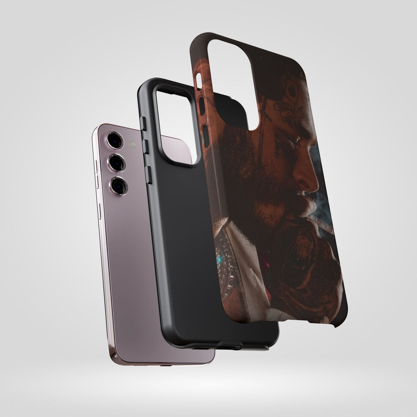 Post Malone Tough Cases for Fans - Artistic Phone Case with Smoky Vibe