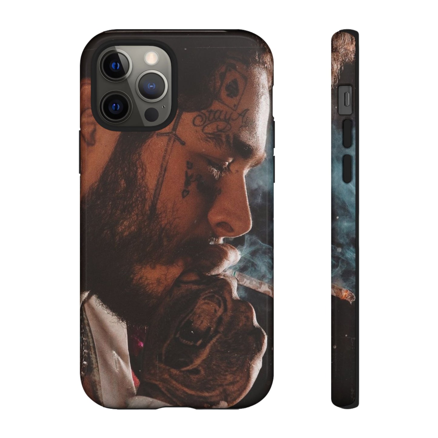 Post Malone Tough Cases for Fans - Artistic Phone Case with Smoky Vibe