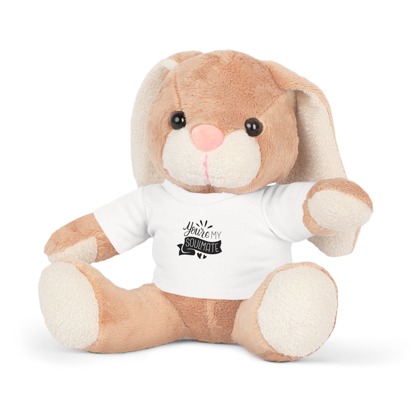 You Are My Soulmate Plush Toy with Cute T-Shirt | Perfect Gift for Romantic Occasions