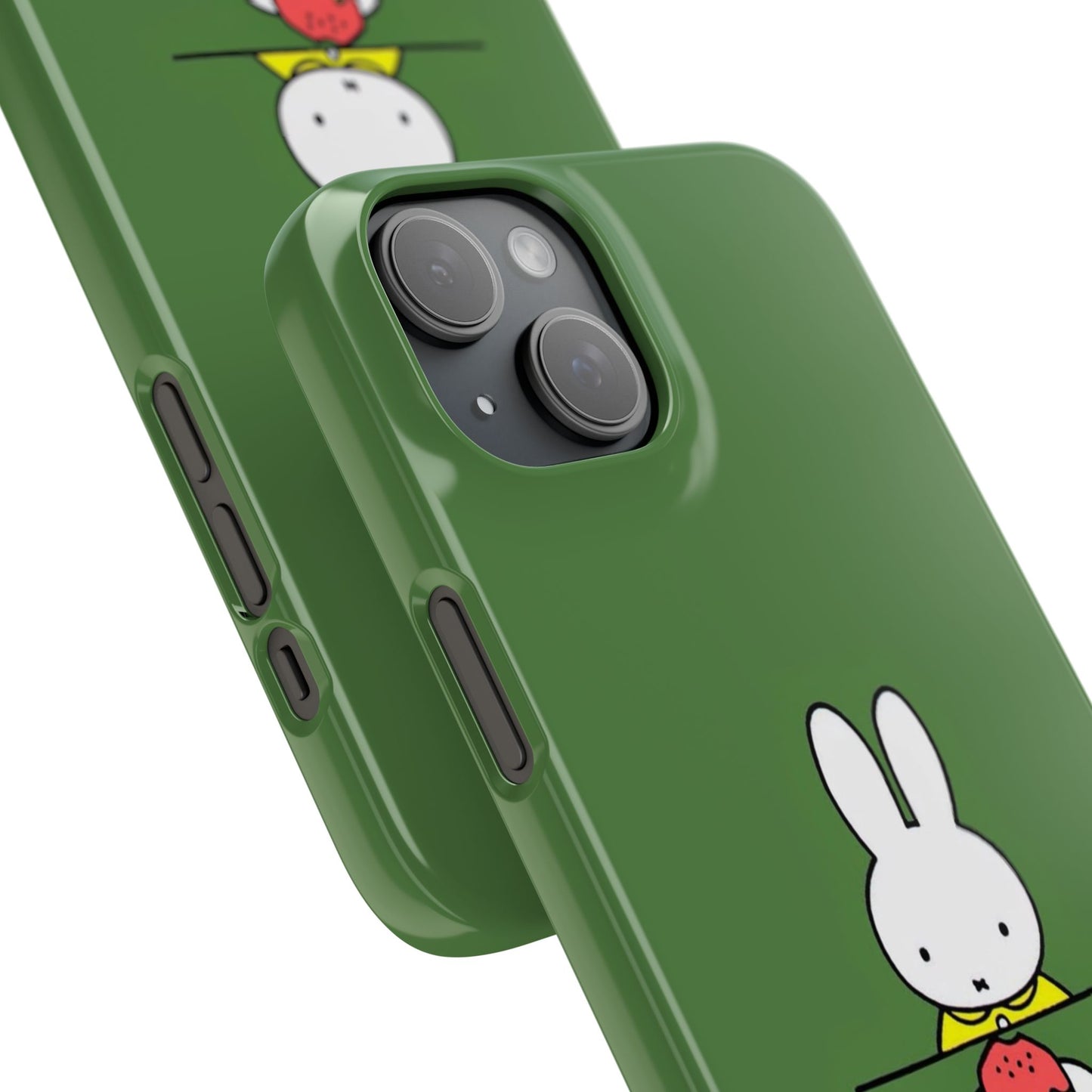 Miffy Phone Case, Snap Case, Green Miffy - iPhone, Samsung