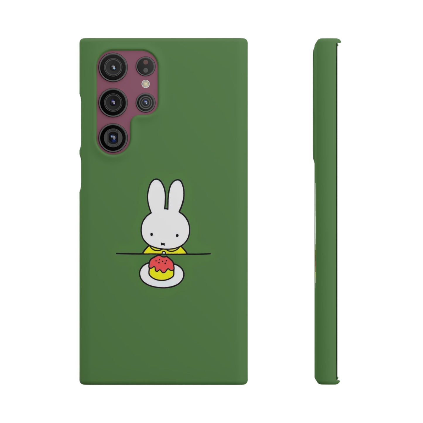 Miffy Phone Case, Snap Case, Green Miffy - iPhone, Samsung
