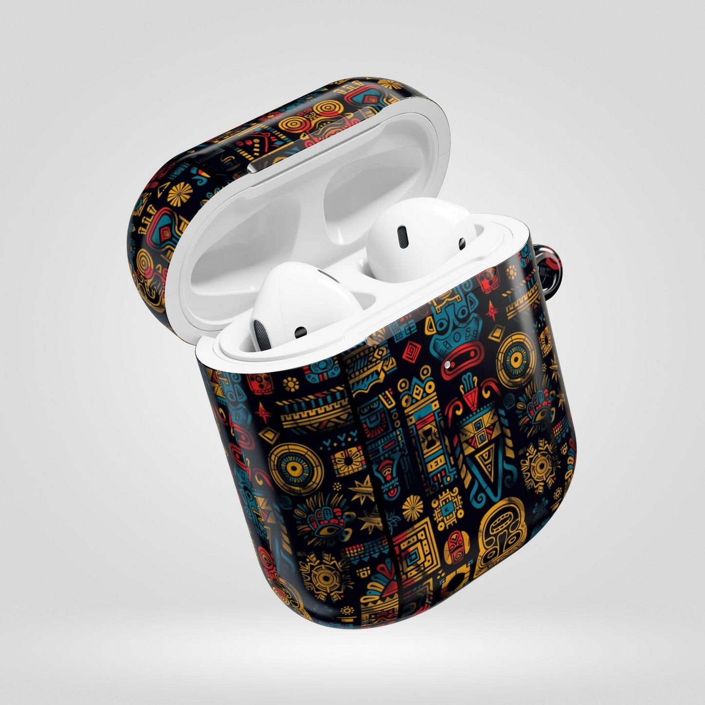 Tribal Pattern AirPods Case – Stylish Protection for Your Earbuds