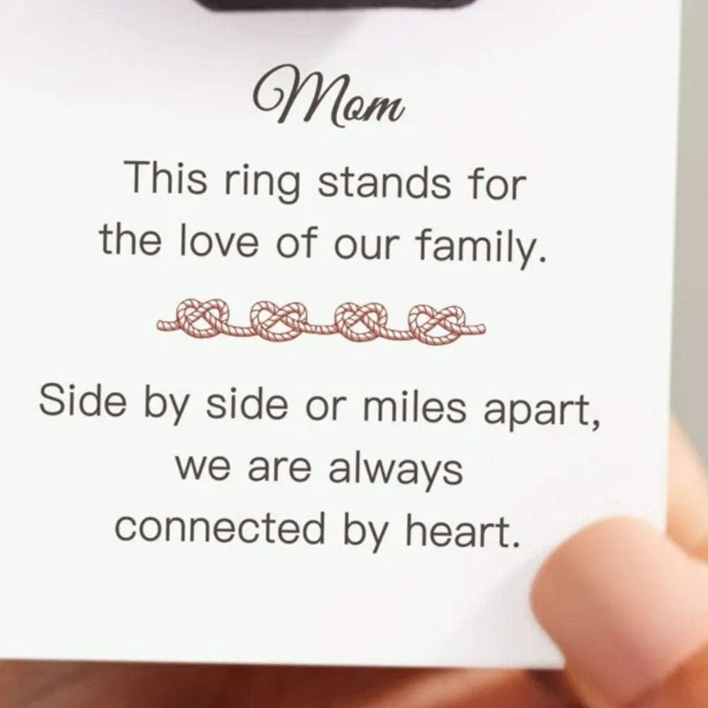 Knotted Hearts 925 Sterling Silver Open Ring - Roe Creation