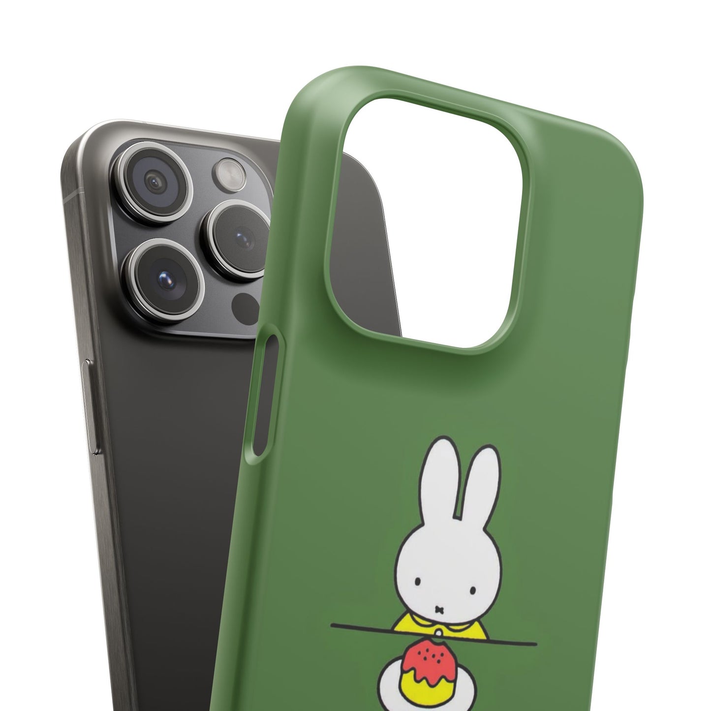 Miffy Phone Case, Snap Case, Green Miffy - iPhone, Samsung