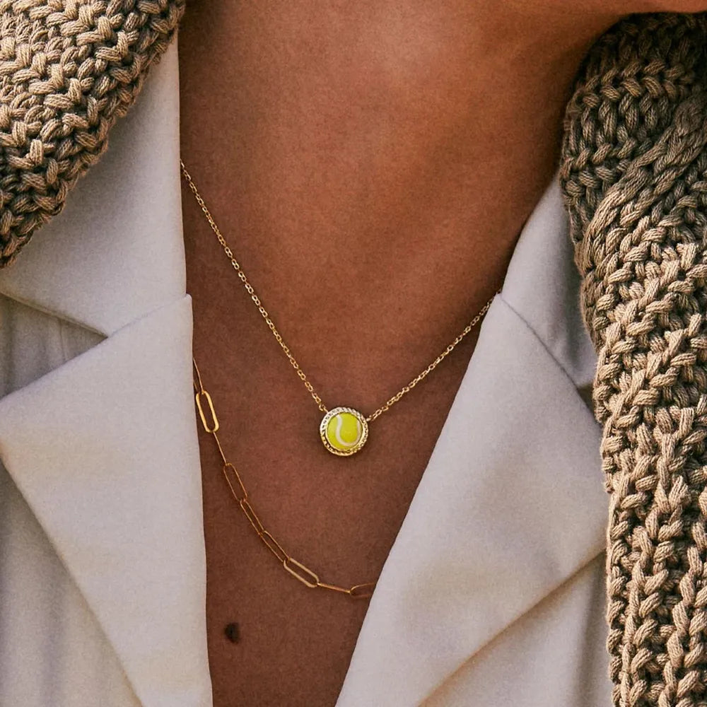 Sporty Element Resin Necklace - Roe Creation